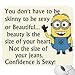Price comparison product image A Funny Minion with the wording You don't have to be skinny to be sexy or beautiful.... Beauty is there size of your heart, Not the size of your jeans. Cofidence is SEXY ! Mouse Mat Premium Quality Thick Rubber Mouse Mat Pad Soft Comfort Feel Finish for Minions Lovers