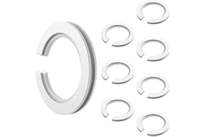 Acmerota 8 anillos reductores de pantalla de lámpara E27 a E14, anillo reductor de pantalla de luz de 42 mm a 29 mm, anillos adaptadores de pantalla de lámpara, anillo de lámpara E27
