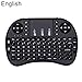 Produktbild Sguan-wu i8 2,4-GHz-Mini-Wireless-Tastatur Fly Air-Maus mit Touchpad für PC Smart TV - Schwarz Englisch