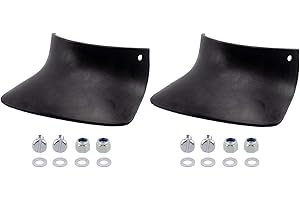 OKOIUM SET: Schmutzfänger elastik vorn/hinten inkl. Befestigungsschrauben