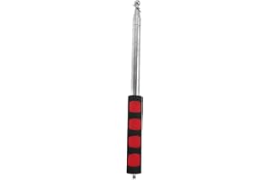 AKORD 2m Multisection Telescopic Stainless Steel Pole, Red