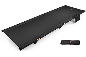 G2 GO2GETHER Foldable 4lbs Camping Cot, Durable Travel Tent Cot, Ultralight for Backpacking, Summer Hiking, Mountaineering, Easy to use for Woman & Man, Comes with Storage Bag