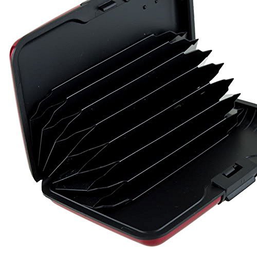 Preisvergleich Produktbild danapp Kreditkartenetui RFID-blockierender – Rot Farbe