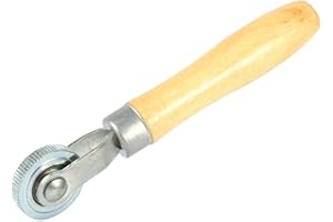 ‎QIILU Roller für Schlauch Reparatur, Qiilu Reifen Montier Werkzeug, Holzgriff Reparatur Rohrstich Punktion Patch Reifenrollenlager Tool Kit