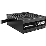 Corsair CV650 80 PLUS Bronze Non Modulaire ATX 650 Watts Alimentation (Pleine Puissance Continue, Ventilateur Thermorégulé de