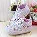 Floral Newborns Lace Up Shoes Baby Infant Kids Girl Soft Bottom Walking Shoes...