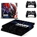 Produktbild Playstation 4 + 2 Controller Aufkleber Schutzfolie Set - Mass Effect: Andromeda (1) /PS4
