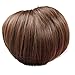 PRETTYSHOP Up Do Hair Bun Topknot Knot Scrunchy Scrunchie Hair Piece Pony Tail Elegant Lovely (brown mix chestnut 4/30)