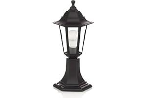 Lindby Lampada da esterni dimmerabile (Antico) colore Nero, lampioncino paletto luminoso lampada viale lampione