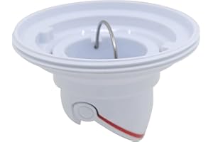 OemClima Valvola antiodore per fogna Scarico antireflusso per Coperchio antiritorno Tappo Scarico Doccia a Pavimento fognatura