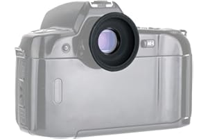 PROfezzion Oculare in Silicone Morbido con Vetro Ottico per Nikon D850, D810A, D810, D800E, D800, D500, Df, D5, D4S, D4, D3X, D3S, D3 Sostituisce Nikon DK-17, DK-19