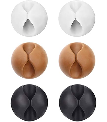 Clip Magnetiche Per Cavi Frogetu - Set Da 6 Pezzi, Adesivo Forte, Organizza Cavi Su Scrivania - Foto 6