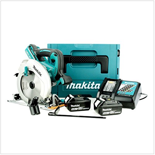 Makita DHS 710 RTJ 36 V Akku Li-Ion Handkreissäge 190 mm im Makpac mit Einlage + Ladegerät + 2x 5,0 Ah Akku - 2