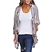 Produktbild kobay Frauen Chiffon Lose Schal Print Kimono Cardigan Top Cover up Bluse Beachwear