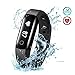 Produktbild Smart Aktivitätstracker Fitness Tracker, Bluetooth Armbanduhr Herzfrequenzüberwachung, wasserdichter Schrittzähler für Jungen und Mädchen Überwachung des Schlafens, Armband, Sportarmband Android/iOS