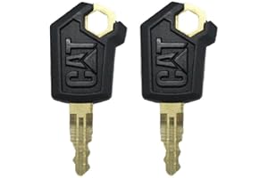 BAAQII Lot de 2 clés de démarrage de rechange - Équipement lourd - 5P8500 - Pour Caterpillar (CAT), pelleteuse, camion, chargeur, dozer, skidsteers (2)