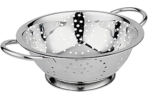 Acense Stainless Steel Colander 24cm (Silver)
