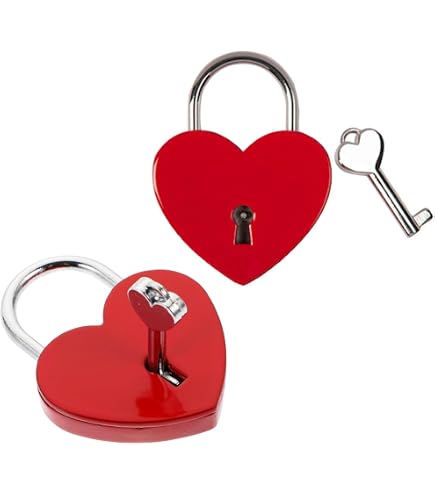 Liebeschloss Lucchetto A Cuore Personalizzato Con Incisione – Regalo Anniversario, San Valentino, In Metallo Con Sacchetto