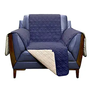 RBSC Home 23 Inch Armchair Cover - 100% Waterproof with Anti-Skip Back Side Chair Cover for Pets, Dogs, Cats and Kids Washable Protector(23