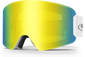 Findway Gafas de Esquí para Niños, Gafas Ski Snowboard para Niños y Niñas de 3 4 5 6 7 8 Años, con 100% de Protección UV Antivaho Resistencia al Viento Gafas de Nieve