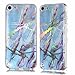 Price comparison product image Marble Case for iPod Touch 5th/6th Generation, Durable Case Silicone Cover with Marble Colour Pattern Design Shiny Stylish Cover for iPod Touch 5th/6th Generation, Hancda Soft TPU Clear Bumper Silicone Case Thin Slim Shockproof Flexible Rubber Skin Protective Back Phone Cover for iPod Touch 5th/6th Generation - Blue