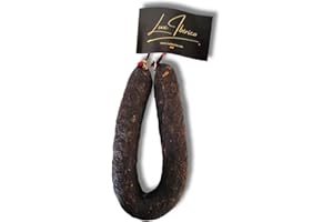 LUX IBÉRICO - Morcilla Achorizada Ibérica Picante (250g) – Embutido Tradicional, Origen Extremadura, Envasado al Vacío