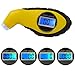 Produktbild myfei tragbar mini Digital LCD Auto Reifen Luftdruck Manometer, Universal Manometer Barometer Tester Werkzeug für Auto Motorrad