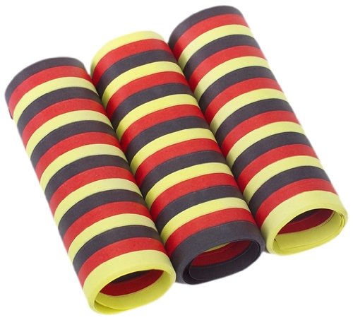 Preisvergleich Produktbild PAPSTAR 18628 Luftschlangen Germany, schwarz / rot / gelb