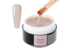 ‎SINCERO SALON SINCERO SALON Builder Gel for Gel Nails, Nude Cover, UV Gel for Nail Extension and Modelling, Nail Art, Gel Nail, Acrylic Gel for Nails, Colour Gel for Gel Nails, Sealing Gel, 15 ml