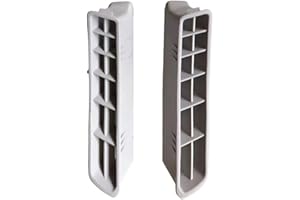 CWOQOCW Riscaldatore per auto con presa d'aria aperta, finestra anteriore 5KD867233 per Golf 6 per GTI MK6 2009-2014 (grigio)