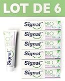 Signal Bio, Dentifrice Protection Naturelle, Dents et gencives, Protection anti caries, Certifié Ecocert (Lot de 6x75ml)