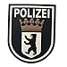 Produktbild JTG Ärmelabzeichen Polizei Berlin - Patch, schwarz / 3D Rubber Patch