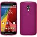 Produktbild PhoneNatic Case für Motorola Moto G 2014 2. Generation Hülle Silikon pink brushed + 2 Schutzfolien
