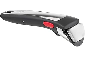 ‎TEFAL Tefal Ingenio Premium-Griff mit Edelstahleinlage, Topf und Pfannensets abnehmbarer Griff, kompatibel mit allen Ingenio Serien, einfache Handhabung dank abnehmbarem Universalgriff, L98630