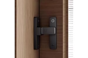 KAFENDA Perno de puerta con pestillo de 90 grados, hebilla de bloqueo de puerta corredera, hebilla fija para puerta de armario