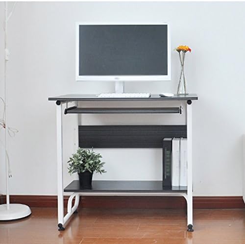 LJHA Desktop table Household desktop computer desk One machine writing desk 2 colors available 600 * 260mm table ( Color : B )