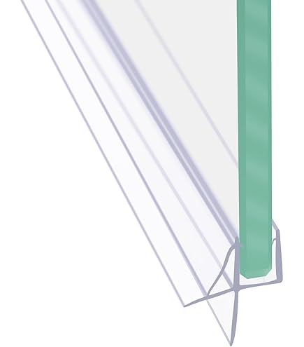 Shower Door Seal Strip, Soft Frameless Shower Door Side Seal To Stop Shower Leaks F Type With 3 - View #8