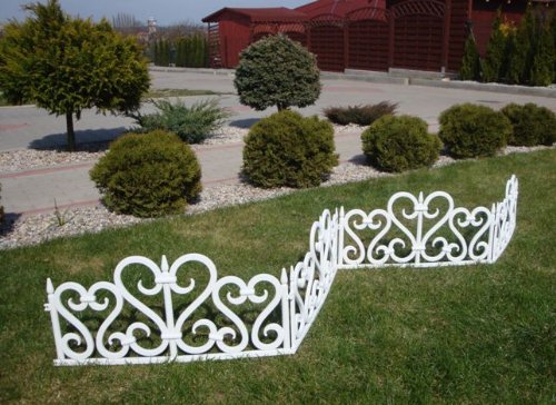 ZAUN RASENKANTE GARTENZAUN ZIERZAUN BEET 2,36 m - 4