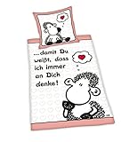 bettwäsche schaf ohne dich Praktisch und bequem zum An- und Abziehen, da mit Reißverschluss