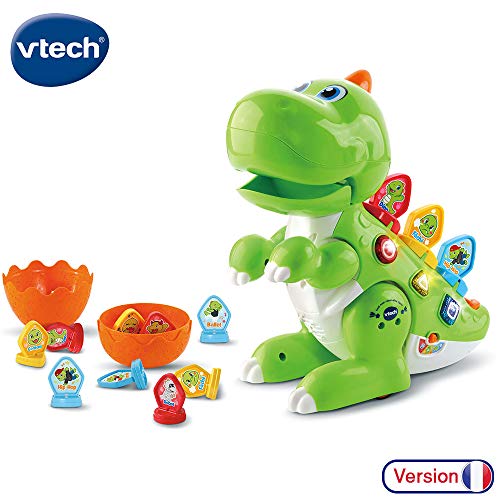 VTech - Codi mon robot-dino rigolo - dinosaure interactif - idéal 2-5 ans - vert (518705)