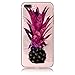Produktbild iPhone 7 Plus Hülle, Chreey Glitzer Muster Transparent Handyhülle Niedlich Mode Süß Temperament Weiche TPU Silikonhülle Case Ultra Dünn Kratzfest Durchsichtige Hülle Backcover [Lila Ananas]