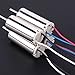 Produktbild 4PCS Helicopter motor, elecfan 4PCS four-axis aircraft parts E010 H36 helicopter motor remote control aircraft CW + CCW motor (4PCS)