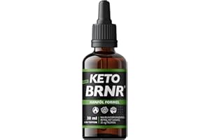 ‎BRNR BRNR Keto Diät Tropfen Hanföl für die Ketose aus Hanfsamenöl, hochdosiert mit Omega 3 und Alpha-Linolensäure, kaltgepresst, 30 ml (1100 Tropfen)