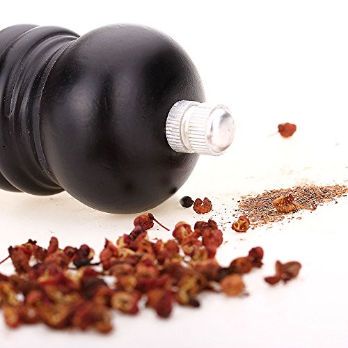 VivReal 6″ Pfeffermühle Salzmühle Holz Gewürzmühle Praktisch Topqualität Effizient - 5