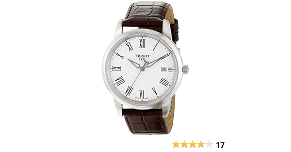 Tissot Men's T0334101601301 Classic Dream Watch with Leather Band :  Amazon.co.uk: Watches