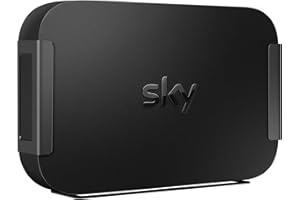 Alfheim Wall Mount for Sky Q Mini Box, Stainless Steel Wall Mounting Bracket in Black, Space Saving & Easy Installation，Wall Mount Fixings Included