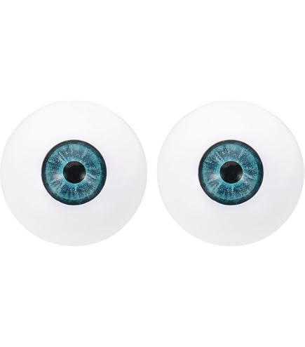 YARNOW 8er Set Kunststoff-Augäpfel – Halloween-Deko, Cosplay-Requisiten, Lebensecht