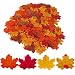 Produktbild GiBot 400 Stück Ahornblätter Deko Farbig Gold Blätter Herbst Ahornblatt Girlande Herbst Dekoration Herbst Fee Blätter für Außen Zuhause Herbstparty, 4 Farben x 100 Stück
