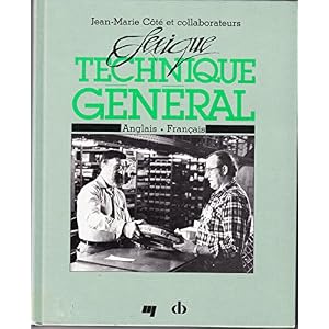Lexique Technique General