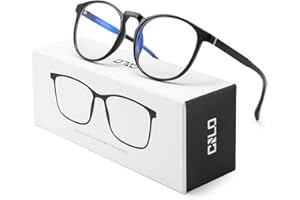 CNLO Lunettes de Lumière Bleue Lunettes Ordinateur Protection Radiation Lunettes Gaming Protection UV Anti-fatigue oculaire Lentille Cadre Léger Homme Femme